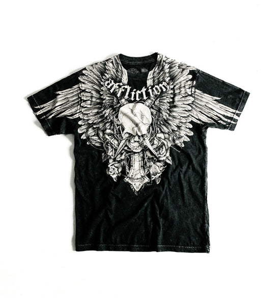 【新品☆正規品】AFFLICTION CLOTHING バンドT サイズL Crossed Over Tee – Affliction Clothing