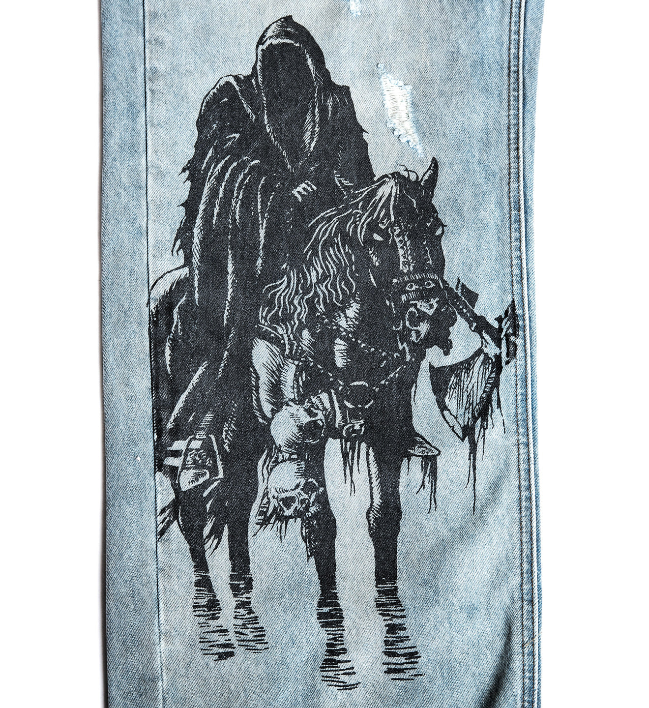 Wide Leg Black Night Denim