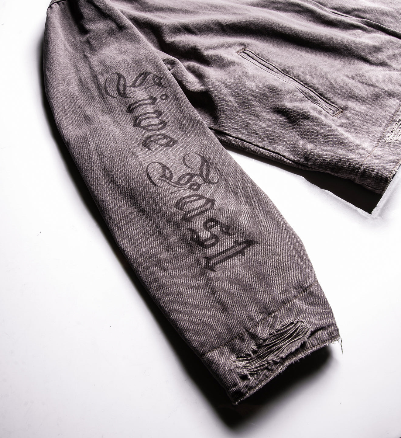 Live Fast Canvas Jackets