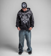 Skeleton Zip-up Hood