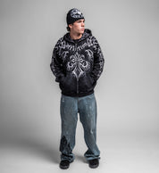 Skeleton Zip-up Hood