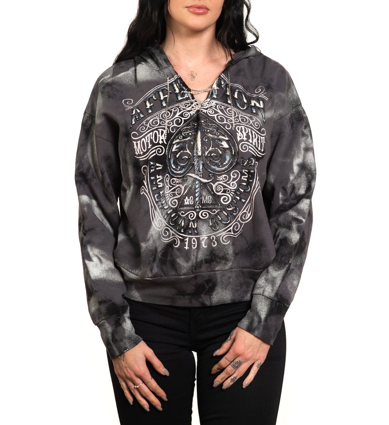 Affliction hoodie womens outlet