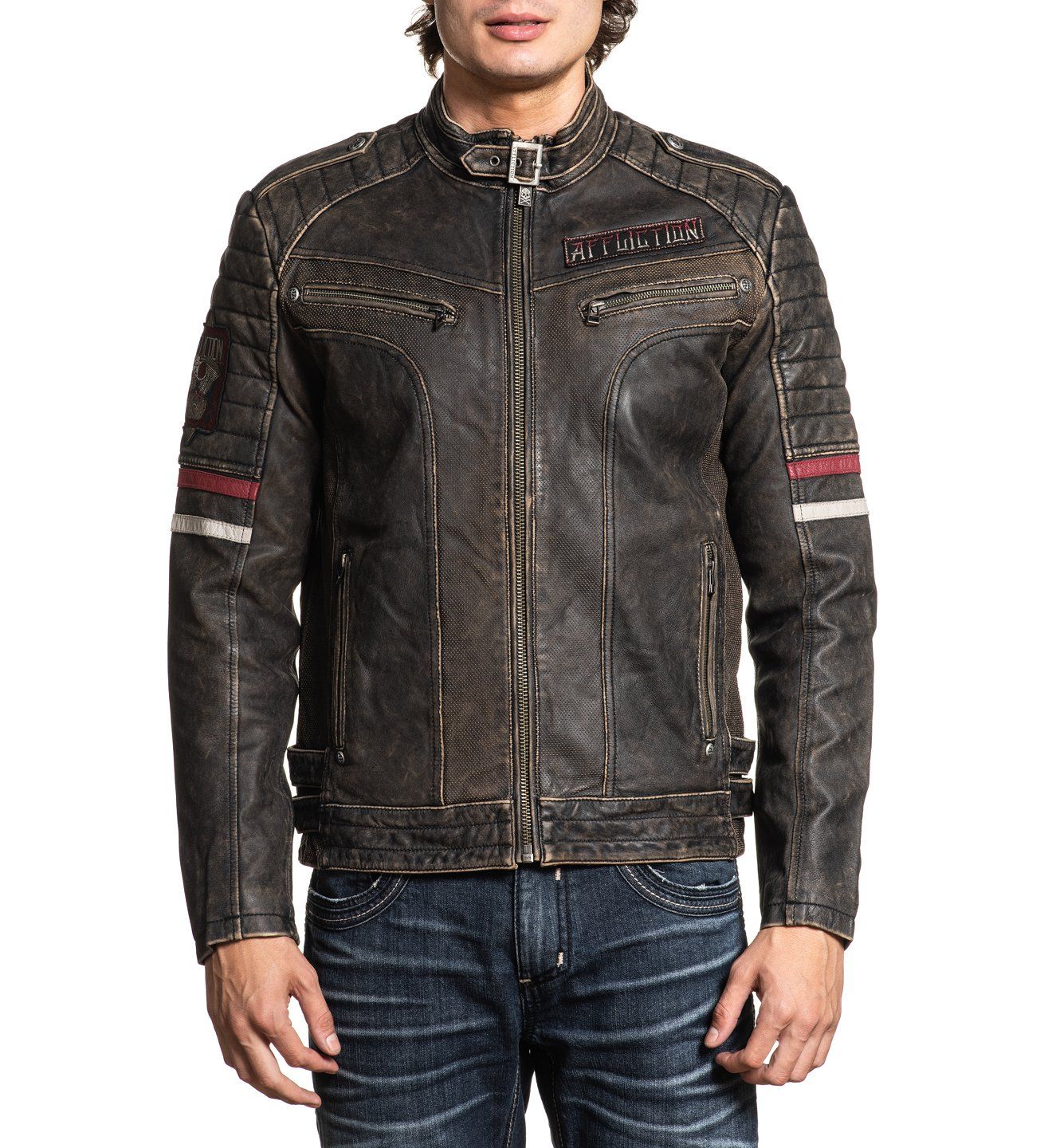 Desert Roads Leather Jacket - Affliction Clothing