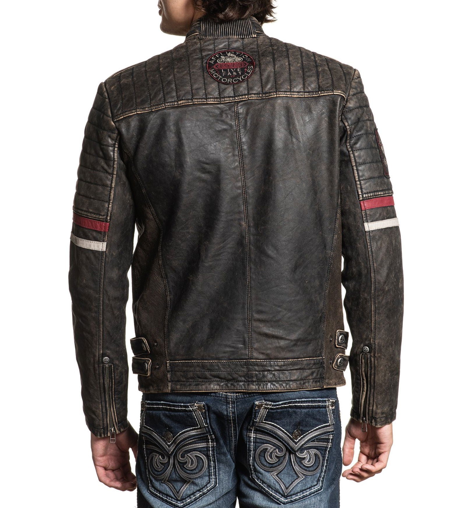 Desert Roads Leather Jacket - Affliction Clothing