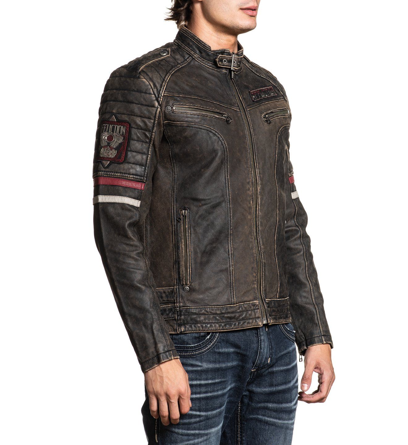 Desert Roads Leather Jacket - Affliction Clothing