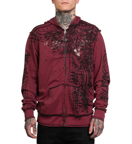 Dust Cloud Reversible Zip-Up Hoodie – Affliction Clothing