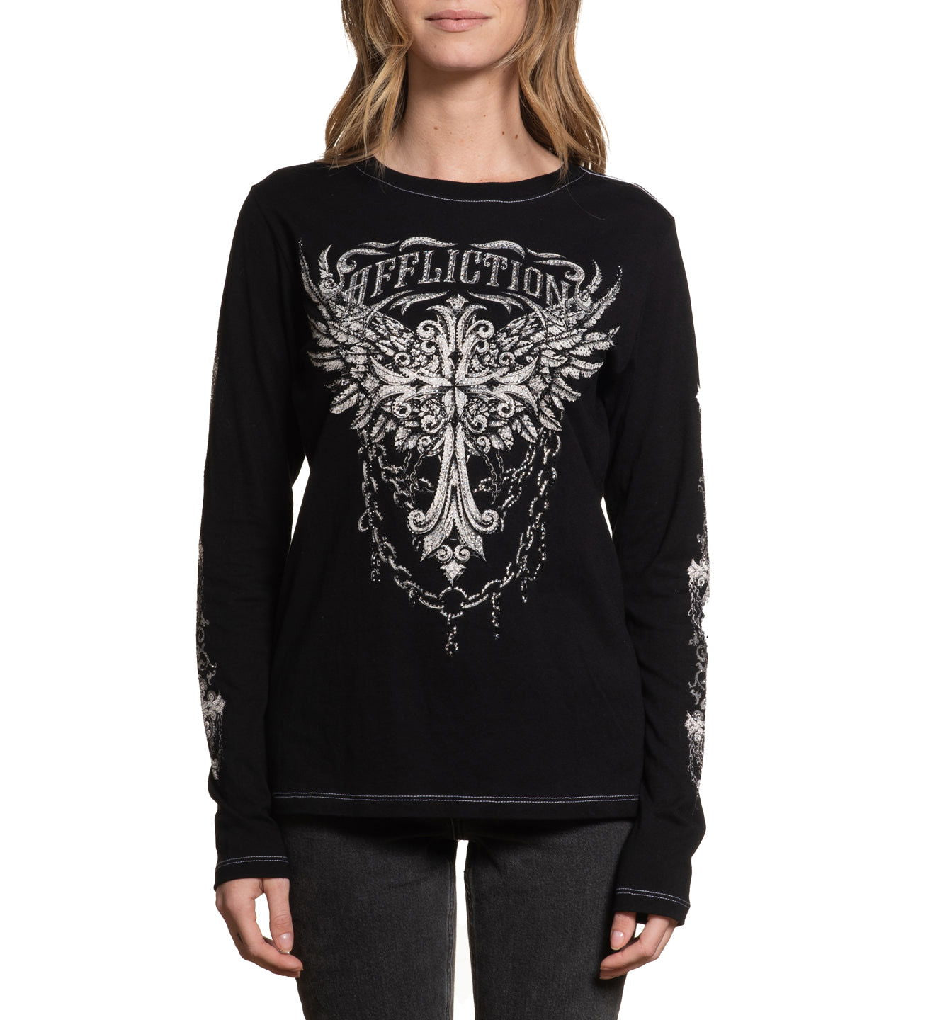 Afflection Style Empower LS Tee – Affliction Clothing