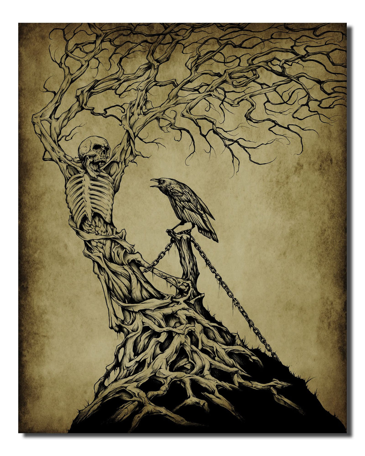 Evil Tree 14x17 - Affliction Clothing