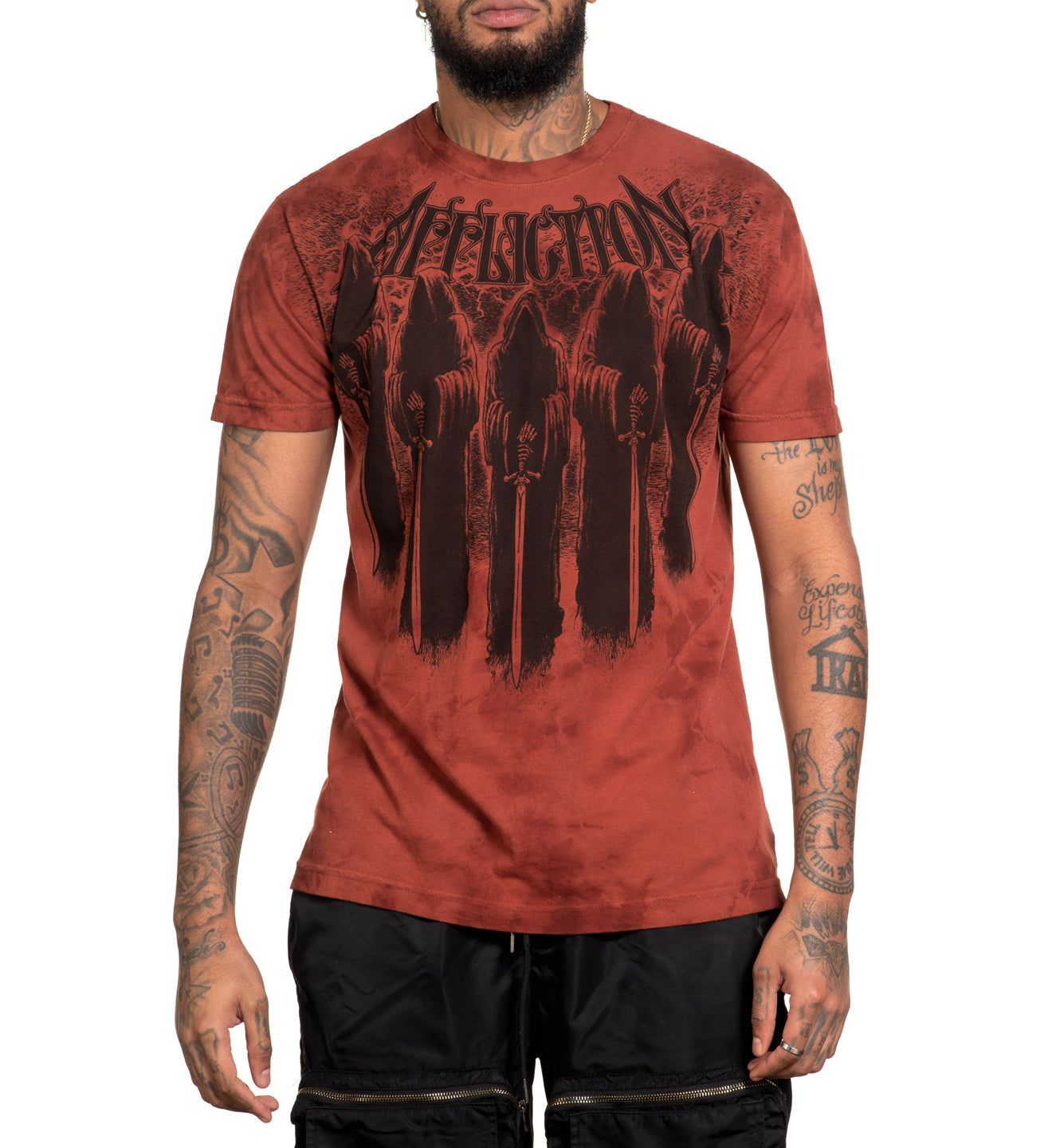 Foreboding Sienna Tea Stain M by Affliction