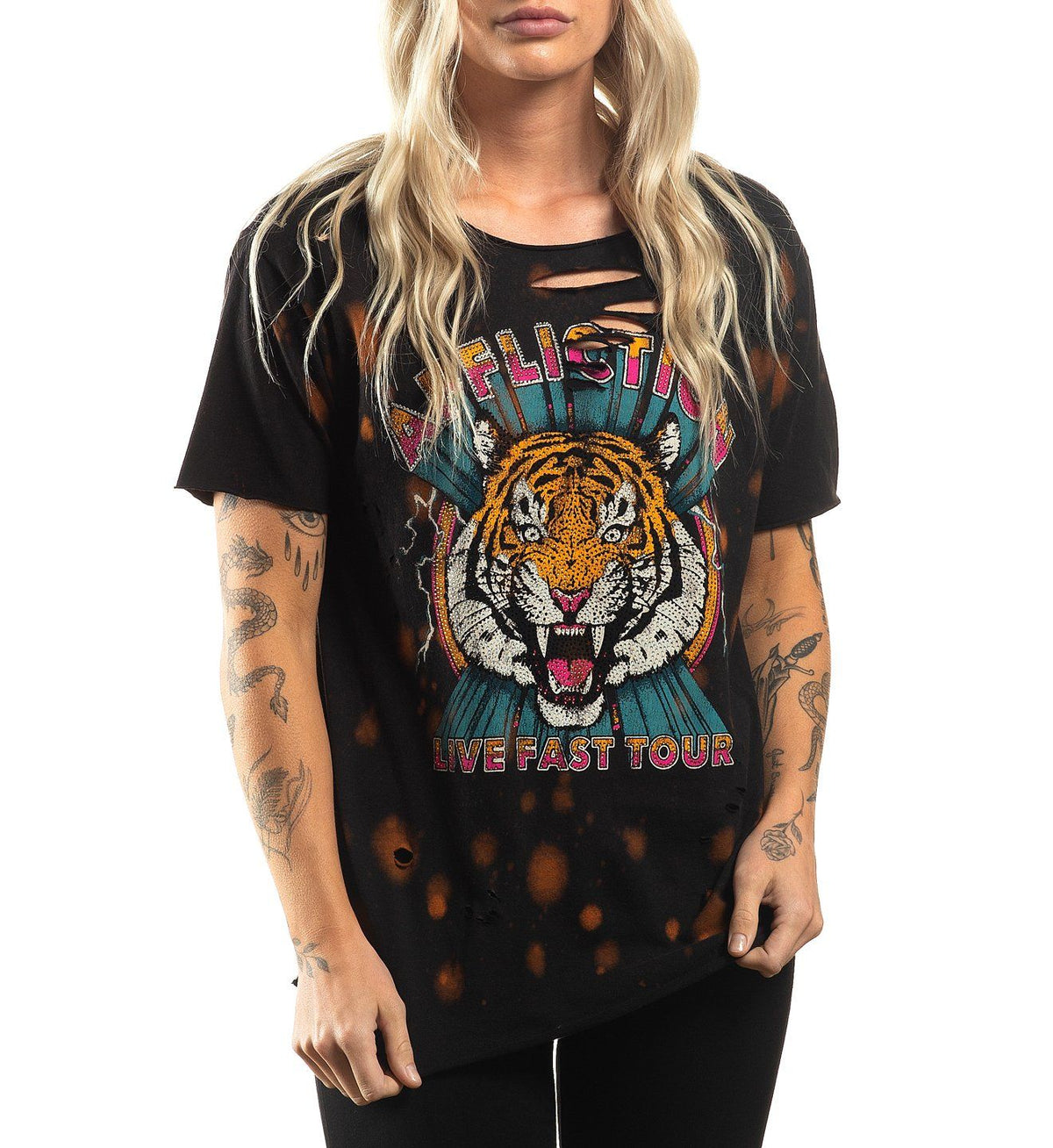 Rock The Tiger Storm - Affliction Clothing
