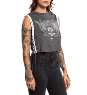 Saints Flag Crew Muscle Tee - Affliction Clothing