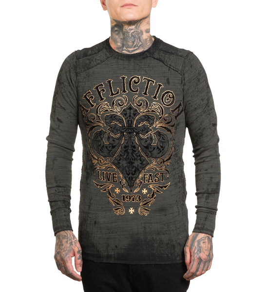 Truth & Consequence LS Reversible Thermal – Affliction Clothing