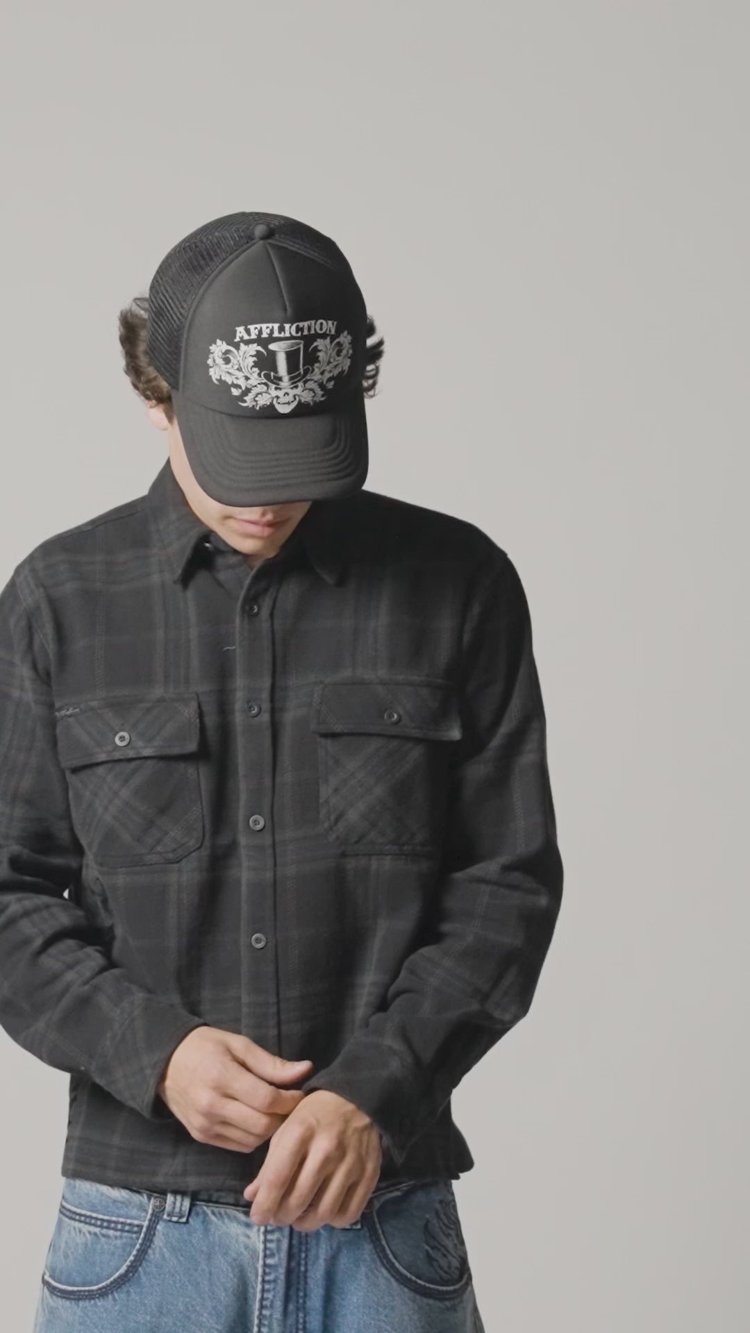 Winged Up Flannel Shirt