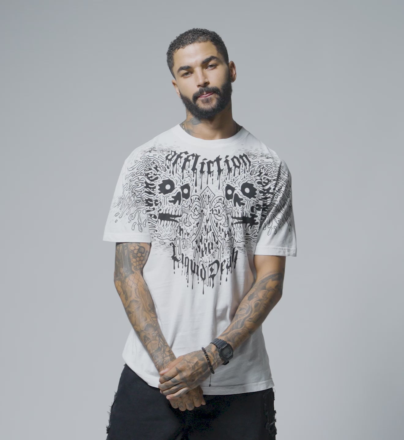 Liquid Death Skulls Tee