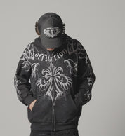 Skeleton Zip-up Hood