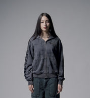 Stone Grail Oversized Zip Hood