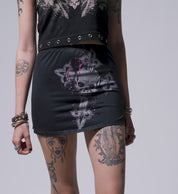 Cross Micro Mini Skirt