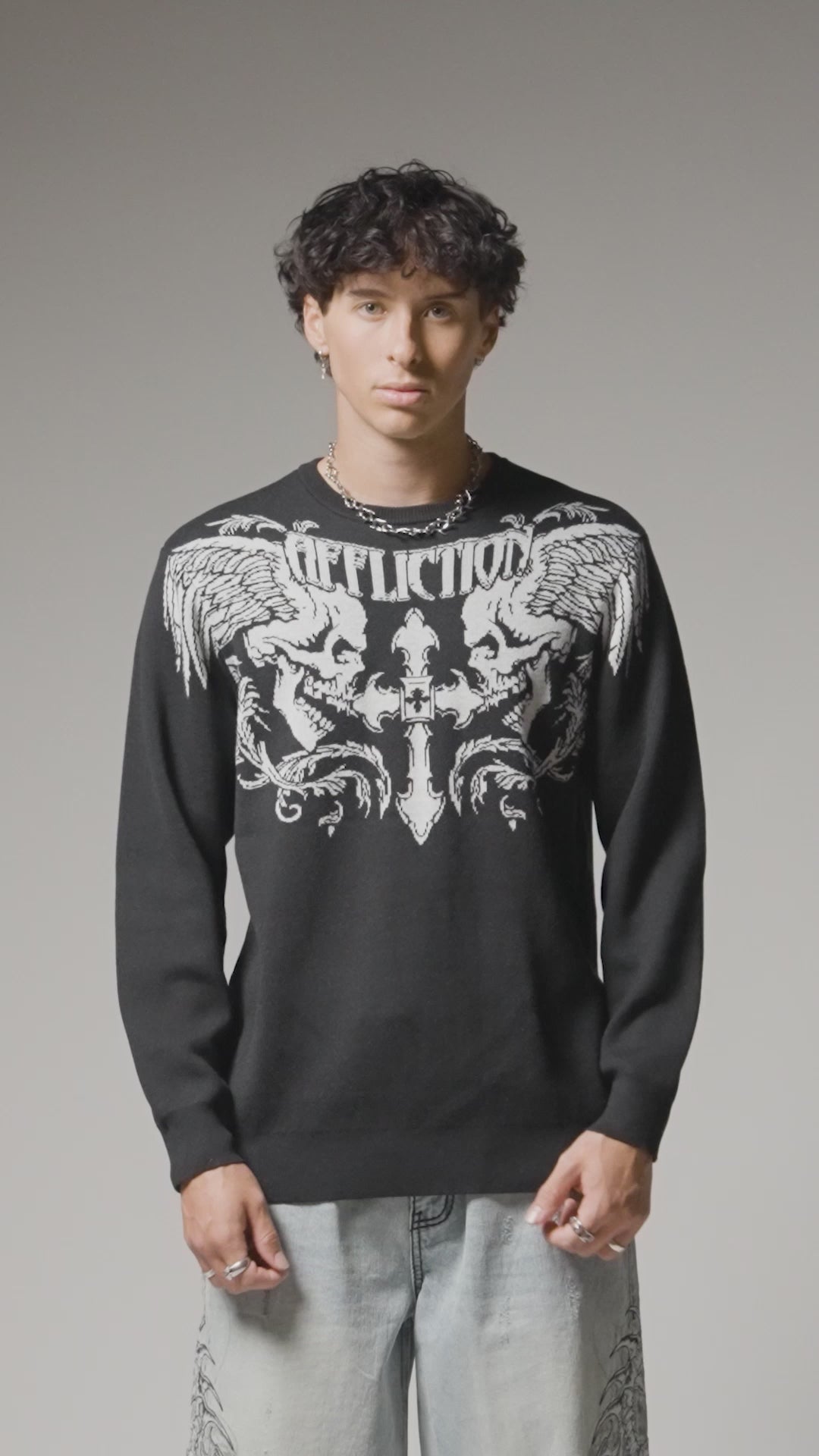 Winged Up Knit Sweater