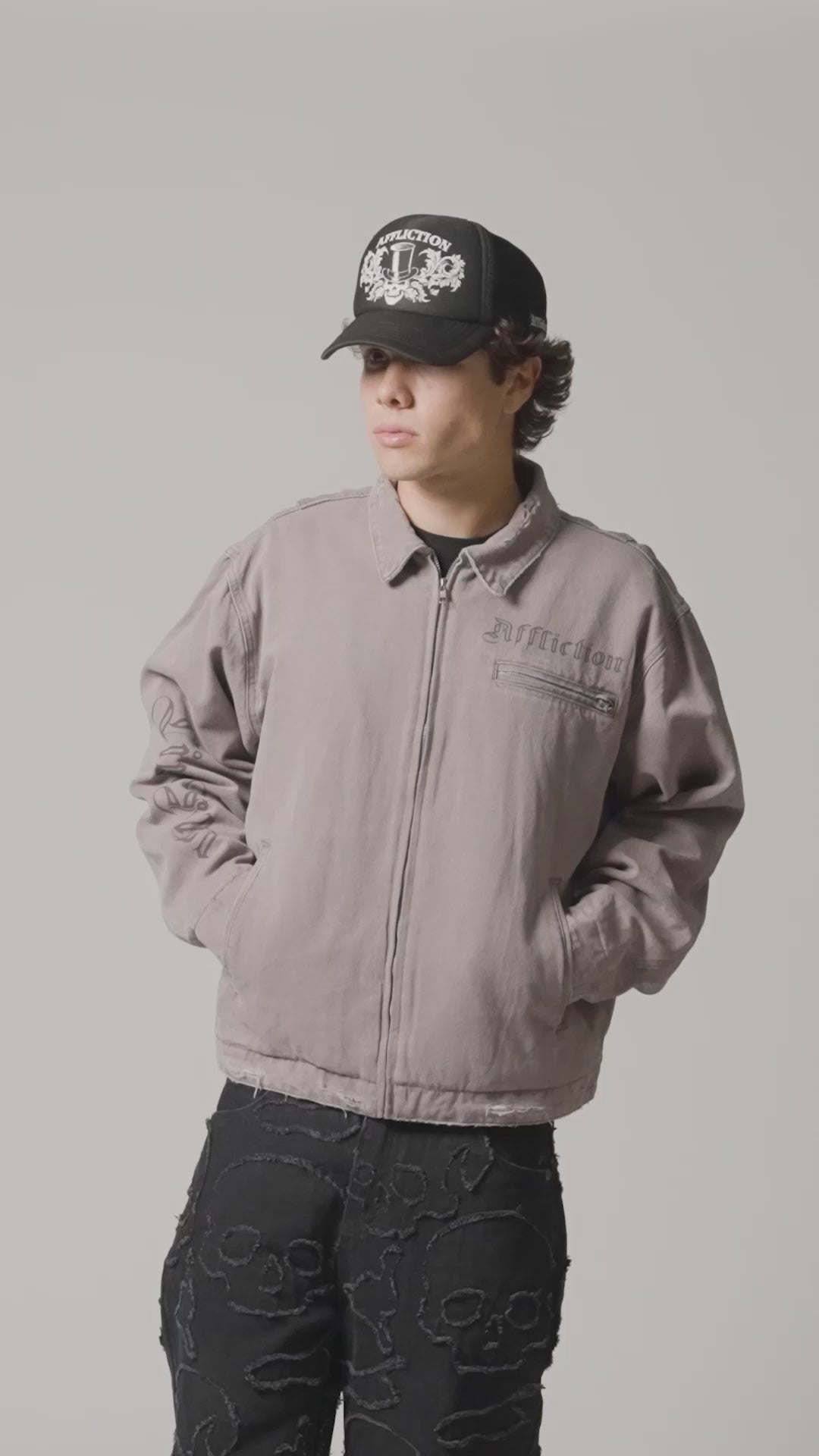 Live Fast Canvas Jackets