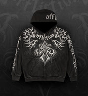 Skeleton Zip-up Hood