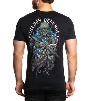 Soldier Flag - Mens Short Sleeve Tees - Affliction Clothing