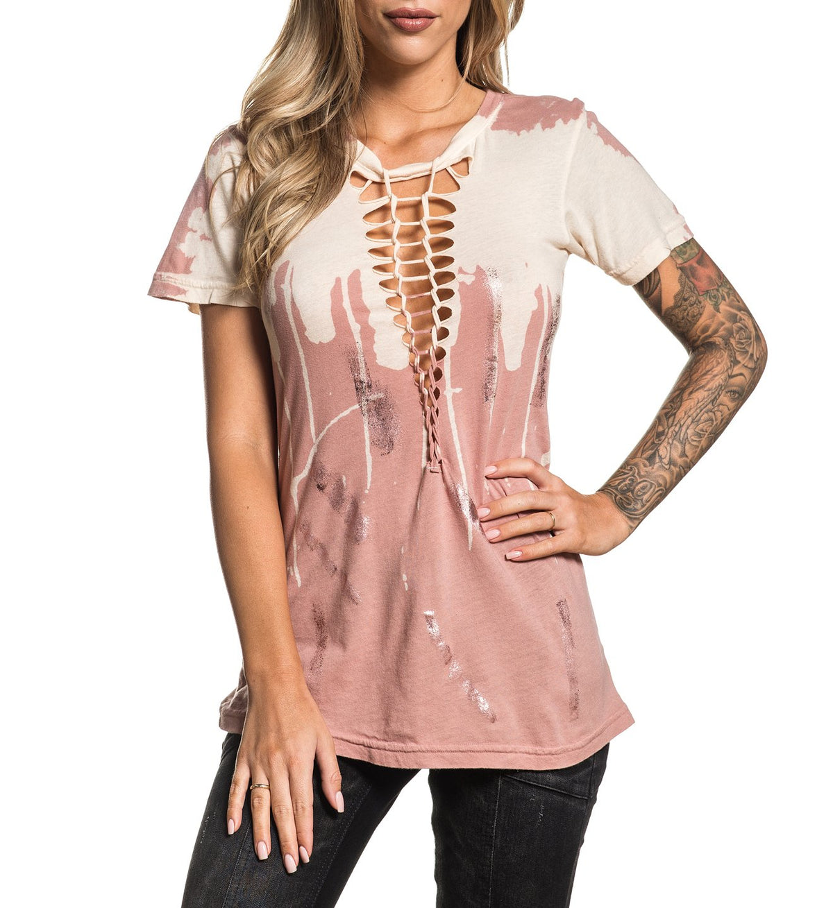 Standard Supply W-073 - Womens Short Sleeve Tees - Affliction Clothing