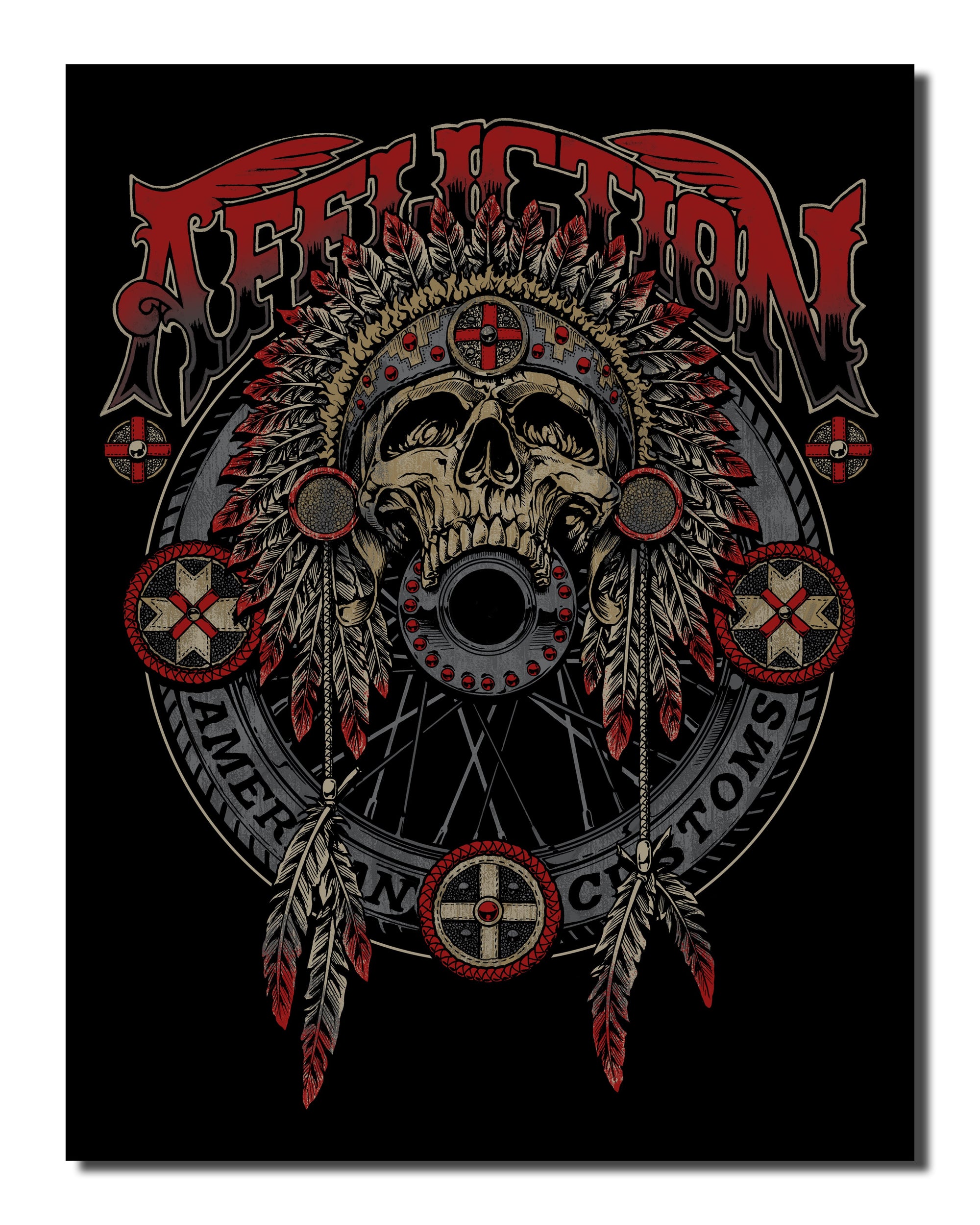 Bull Run 24x30 - Mens Other Accessories - Affliction Clothing