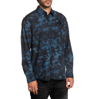 Titan - Mens Button Down Tops - Affliction Clothing