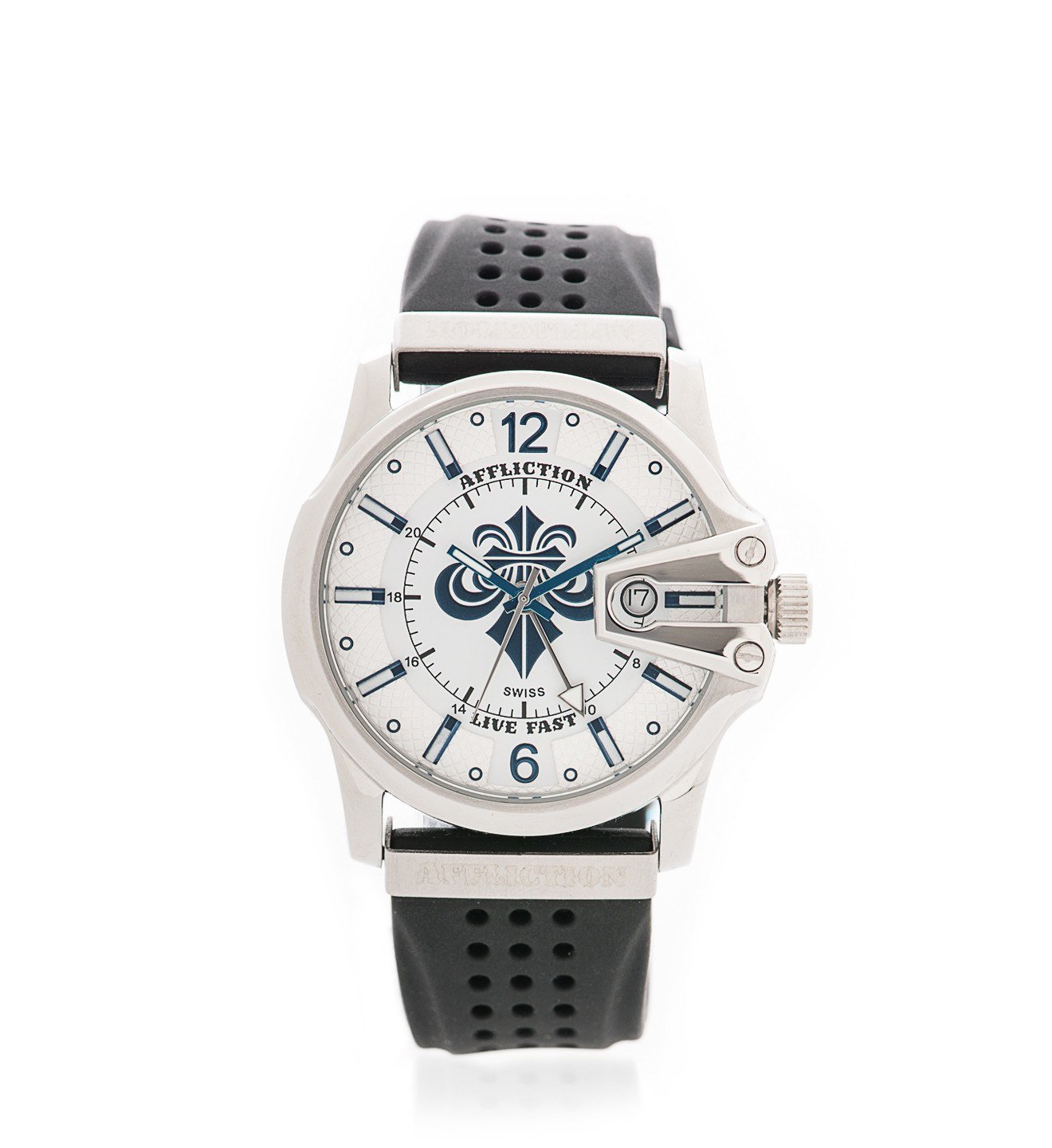Gents Large Round Watch - Mens Watches - Affliction Clothing