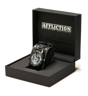 Top Hat Wide Strap Watch - Mens Watches - Affliction Clothing